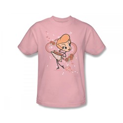 I Love Lucy - Fun Girl Adult T-Shirt In Pink