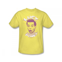 I Love Lucy - What Have You Done Adult T-Shirt In Banana