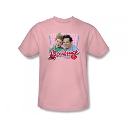 I Love Lucy - Lovestruck Adult T-Shirt In Pink