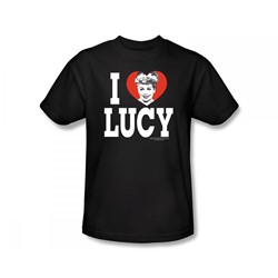 I Love Lucy - I Love Lucy Slim Fit Adult T-Shirt In Charcoal