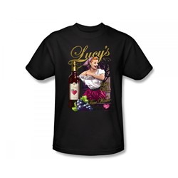 I Love Lucy - Bitter Grapes Slim Fit Adult T-Shirt In Black