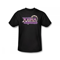 Xena: Warrior Princess - Xena Logo Slim Fit Adult T-Shirt In Black