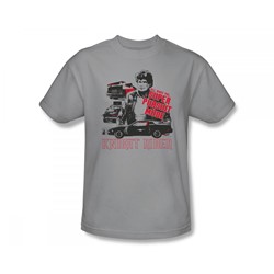 Knight Rider - Super Persuit Mode Slim Fit Adult T-Shirt In Silver