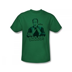 The Munsters - Oh Goody! Slim Fit Adult T-Shirt In Kelly Green