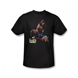 Xena: Warrior Princess - In Control Slim Fit Adult T-Shirt In Black