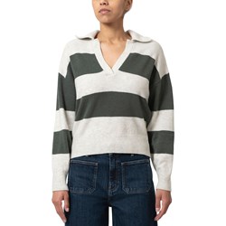 Mavi - Womens Stipe V-Neck Sweater