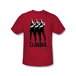 Warehouse 13 - Claudia Slim Fit Adult T-Shirt In Red