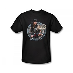 Xena: Warrior Princess - The Warrior Slim Fit Adult T-Shirt In Black
