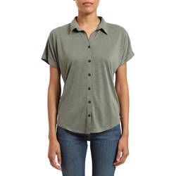 Mavi - Womens Short Sleeve Button-Up Shirt