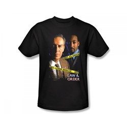Law & Order - Briscoe & Green Slim Fit Adult T-Shirt In Black