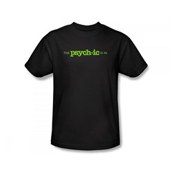 Psych - The Psychic Is In Slim Fit Adult T-Shirt In Black
