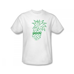 Psych - Pineapple Slim Fit Adult T-Shirt In White