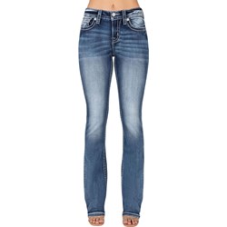 Miss Me - Womens Mid-Rise Slim Bootcut Jeans