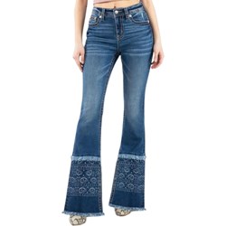 Miss Me - Womens High-Rise Flare Jeans