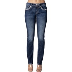 Miss Me - Womens 32" Wing Pocket Mid-Rise Bootcut Jeans