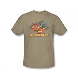 Superman - Est. 1939 Slim Fit Adult T-Shirt In Sand