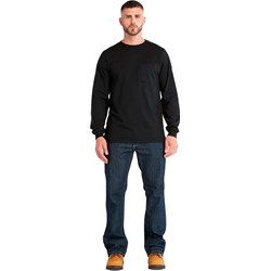 Timberland Pro - Mens Fr Cotton Core Long Sleeve Pocket T W/ Logo T-Shirt