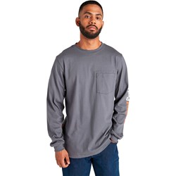 Timberland Pro - Mens Fr Cotton Core Long Sleeve Pocket T W/ Logo T-Shirt