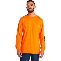 Timberland Pro - Mens Fr Cotton Core Long Sleeve Pocket T W/ Logo T-Shirt