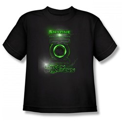 Green Lantern - Anyone Can Be Chosen Big Boys T-Shirt In Black