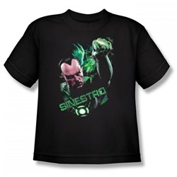 Green Lantern - Sinestro Ring Big Boys T-Shirt In Black
