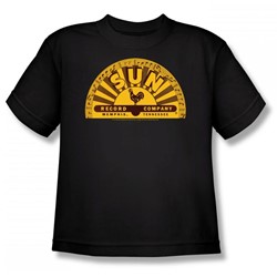 Sun Records - Traditional Logo Big Boys T-Shirt In Black