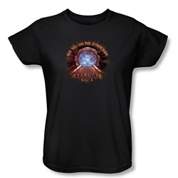 Stargate: Sg 1 - Other Side Womens T-Shirt In Black