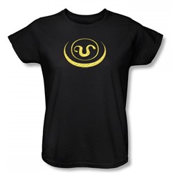 Stargate: Sg 1 - Goa'Uld Apothis Symbol Womens T-Shirt In Black