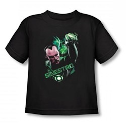 Green Lantern - Sinestro Ring Toddler T-Shirt In Black