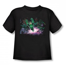 Green Lantern - Leading The Way Toddler T-Shirt In Black