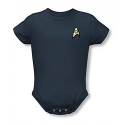 Star Trek - St / Science Uniform Infant T-Shirt In Carolina Blue