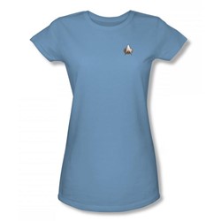 Star Trek - St: Next Gen / Tng Science Emblem Juniors T-Shirt In Slate