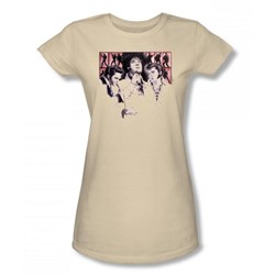 Elvis - In Concert Juniors T-Shirt In Cream