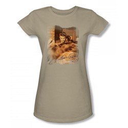 Elvis - One At A Time Juniors T-Shirt In Sand