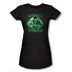 Green Lantern - Green Lantern's Light Juniors T-Shirt In Black
