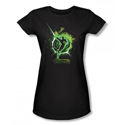 Green Lantern - Shadow Lantern Juniors T-Shirt In Black
