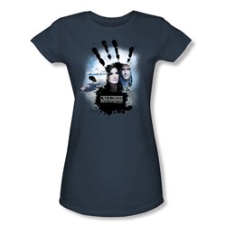 Law & Order: Special Victim's Unit - Hand Juniors T-Shirt In Slate