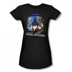 Stargate: Sg 1 - Menace Juniors T-Shirt In Black