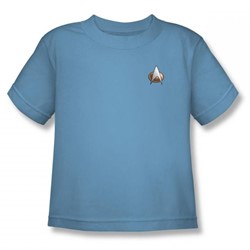 Star Trek - St: Next Gen / Tng Science Emblem Little Boys T-Shirt In Slate