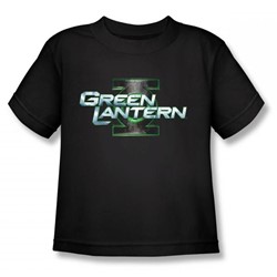 Green Lantern - Movie Logo Juvee T-Shirt In Black