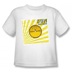 Sun Records - Fourty Five Little Boys T-Shirt In White