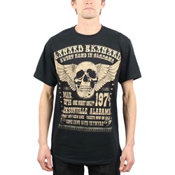 Lynyrd Skynyrd - Alabama 74 Mens T-Shirt In Black