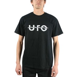 UFO -  Mens Vintage Logo T-Shirt in Black
