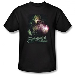 Lord Of The Rings - Samwise The Brave Adult  Short Sleeve T-Shirt In Black