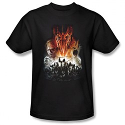Lord Of The Rings - Evil Rising Adult Heather T-Shirt In Black