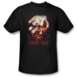 Lord Of The Rings - Uruk Hai Adult  Short Sleeve T-Shirt In Black