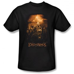 Lord Of The Rings - Riders Of Rohan Adult  Short Sleeve T-Shirt In Black