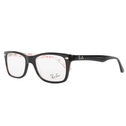 Ray-Ban - Womens Acetate Optical Frames In Top Black On