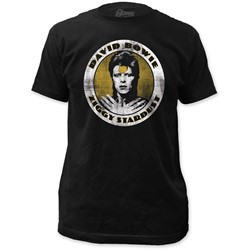 David Bowie - Mens Ziggy Stardust Fitted T-Shirt in Black