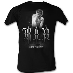 Andre The Giant - Mens R.I.P. T-Shirt In Black